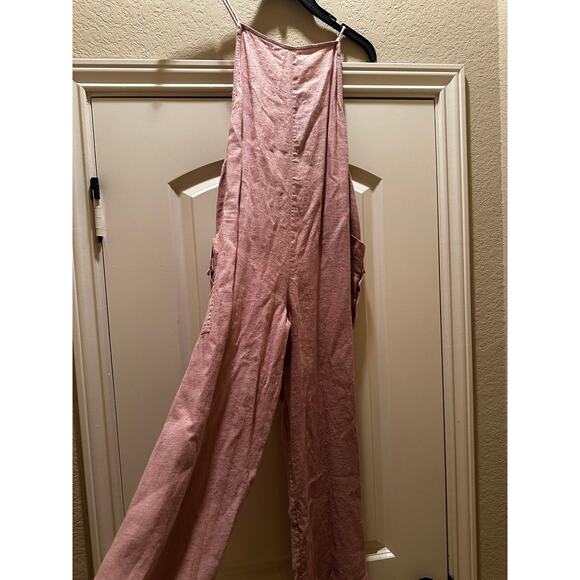 UO May Slouchy Linen Jumpsuit - Picture 8 of 12